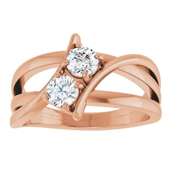 Two-Stone Ring Image 3 Hopman Jewelers Elkhart, IN