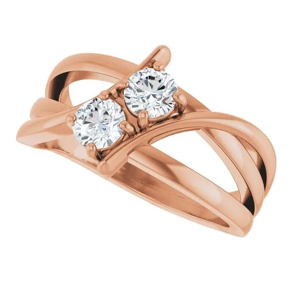 Two-Stone Ring Image 5 Hopman Jewelers Elkhart, IN