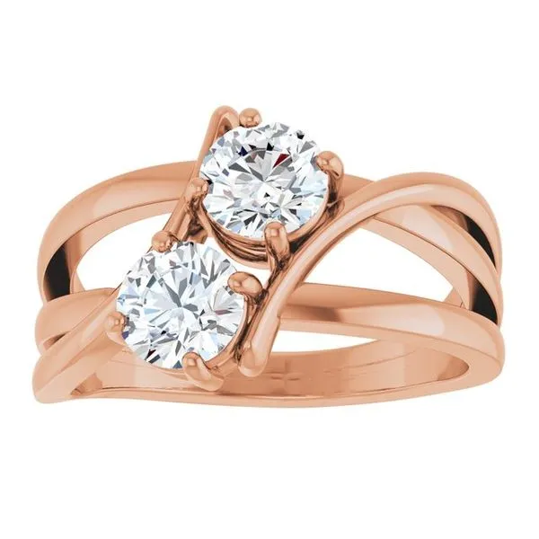 Two-Stone Ring Image 3 Hopman Jewelers Elkhart, IN