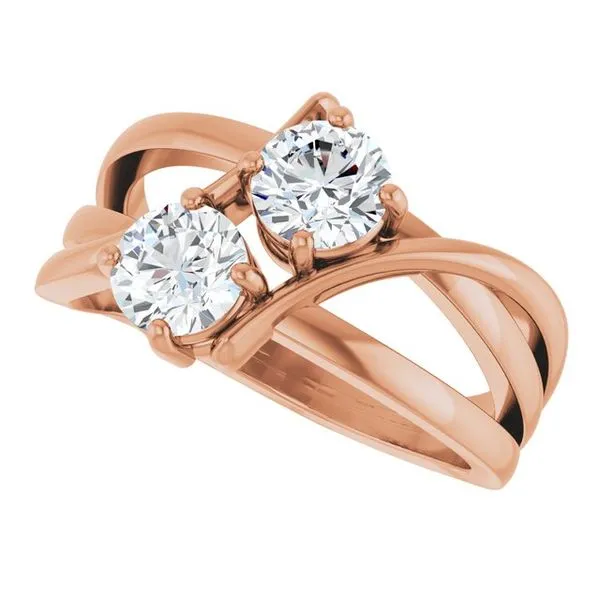 Two-Stone Ring Image 5 Milan's Jewelry Inc Sarasota, FL