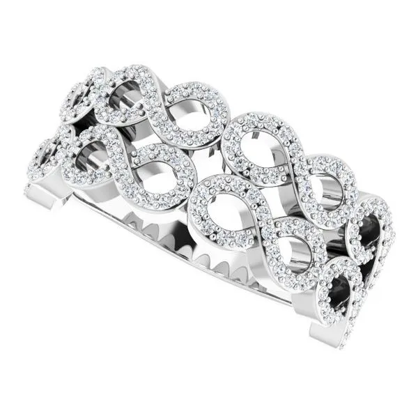 Infinity-Inspired Ring Image 5 Rasmussen Jewelers Spanish Fork, UT