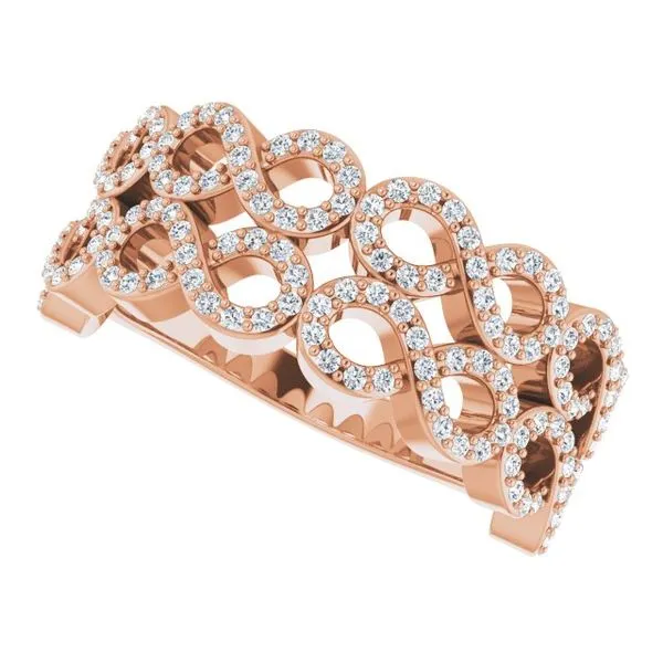 Infinity-Inspired Ring Image 5 Hopman Jewelers Elkhart, IN