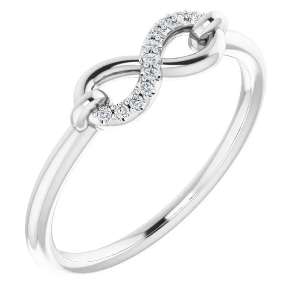 Infinity-Inspired Ring Hopman Jewelers Elkhart, IN