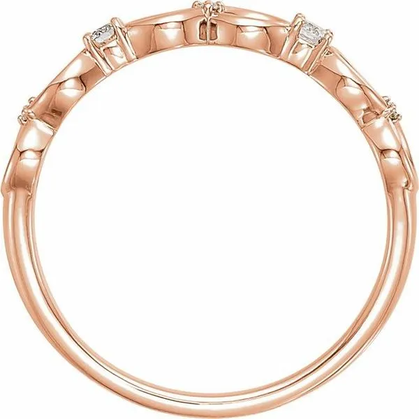 Accented Infinity-Inspired Ring Image 2 Hopman Jewelers Elkhart, IN