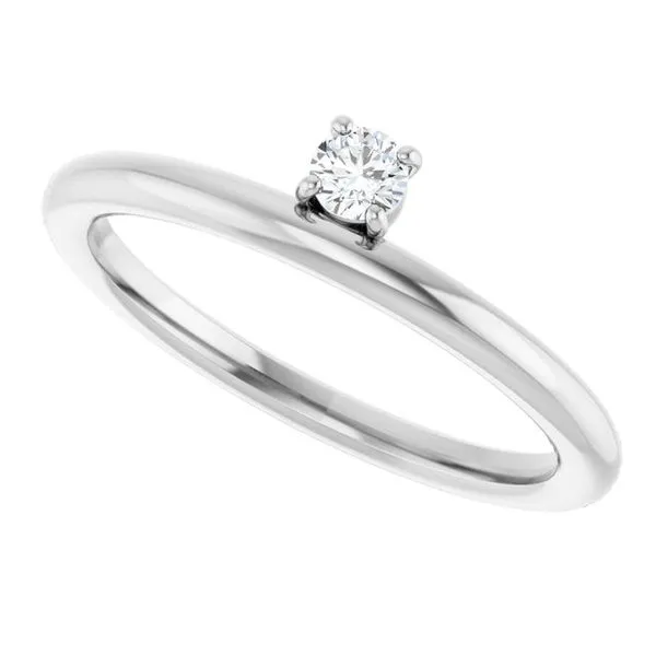 Asymmetric Stackable Ring Image 5 James Wolf Jewelers Mason, OH