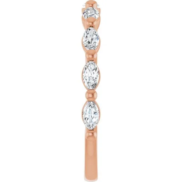 Shared-Prong Anniversary Band Image 4 Mead Jewelers Enid, OK