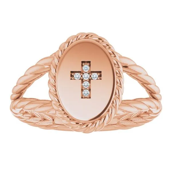 Cross Ring Image 3 Hopman Jewelers Elkhart, IN