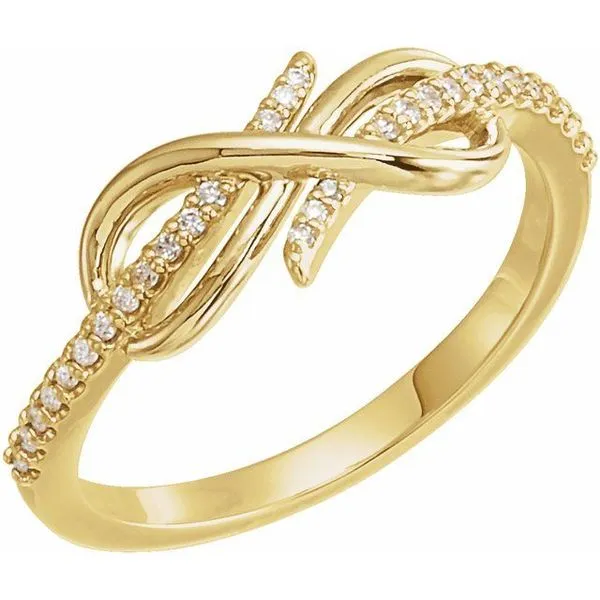 Infinity-Inspired Ring Hopman Jewelers Elkhart, IN
