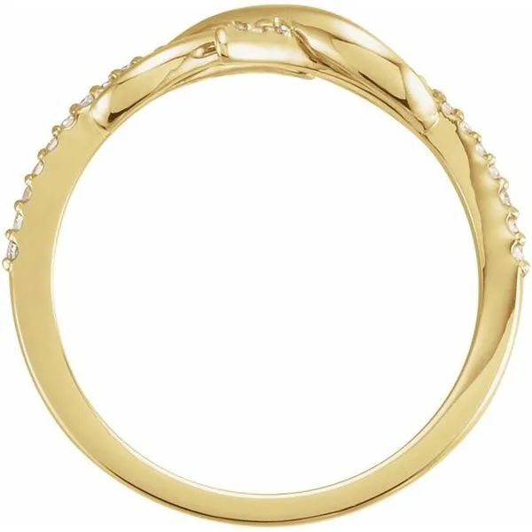 Infinity-Inspired Ring Image 2 Hopman Jewelers Elkhart, IN