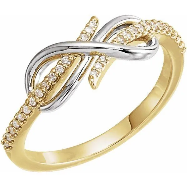 Infinity-Inspired Ring Hopman Jewelers Elkhart, IN