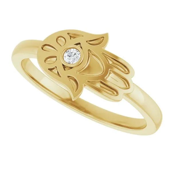 Hamsa Ring Image 5 Hopman Jewelers Elkhart, IN