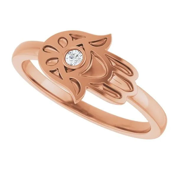 Hamsa Ring Image 5 Hopman Jewelers Elkhart, IN