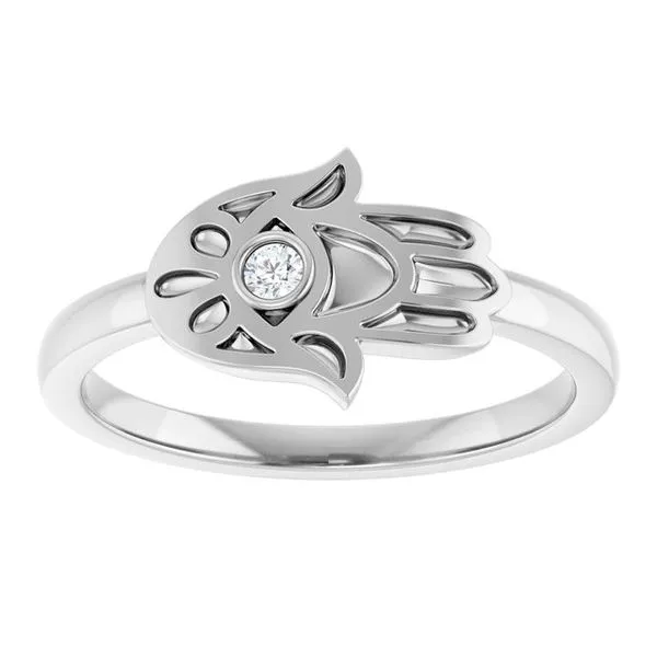 Hamsa Ring Image 3 Milan's Jewelry Inc Sarasota, FL