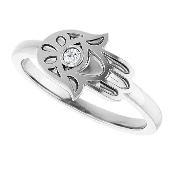 Hamsa Ring Image 5 Milan's Jewelry Inc Sarasota, FL