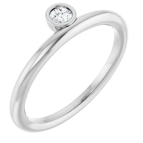 Bezel-Set Stackable Ring Milan's Jewelry Inc Sarasota, FL