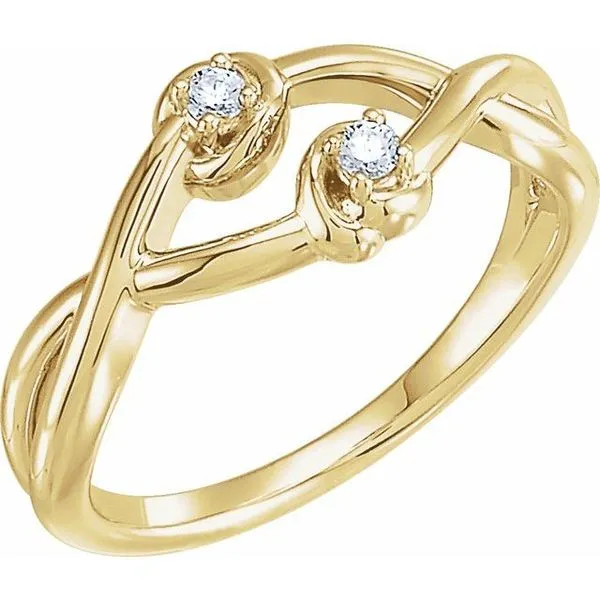 Accented Double Knot Ring Hopman Jewelers Elkhart, IN