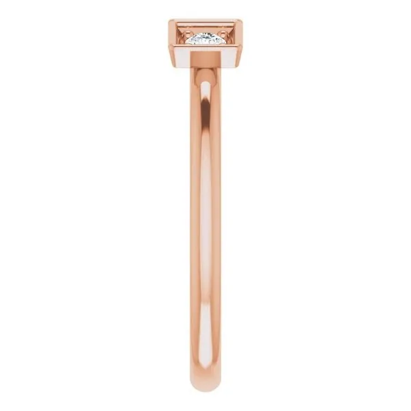 Three-Stone Stackable Ring Image 4 Cherry Street Jewelers Tulsa, OK