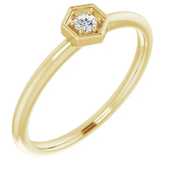 Hexagon Stackable Ring Hopman Jewelers Elkhart, IN