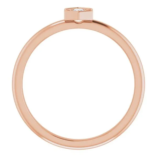 Hexagon Stackable Ring Image 2 Hopman Jewelers Elkhart, IN