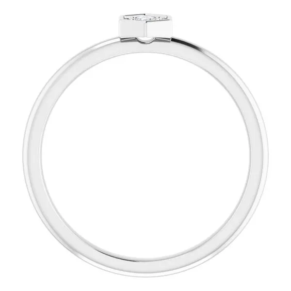 Hexagon Stackable Ring Image 2 Hopman Jewelers Elkhart, IN