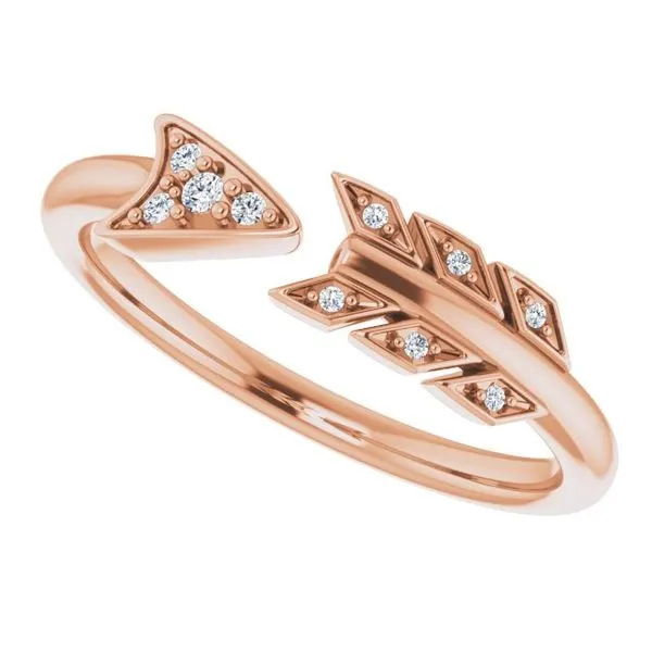 Accented Arrow Ring Image 5 Cherry Street Jewelers Tulsa, OK