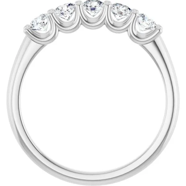 U-Prong Five-Stone Anniversary Band Image 2 Quantum Qarat  Phoenix, AZ