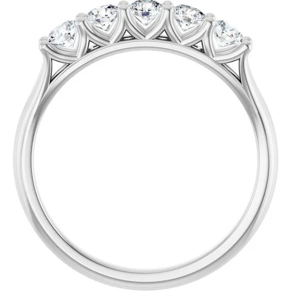 Five-Stone Anniversary Band Image 2 Grayson & Co. Jewelers Iron Mountain, MI