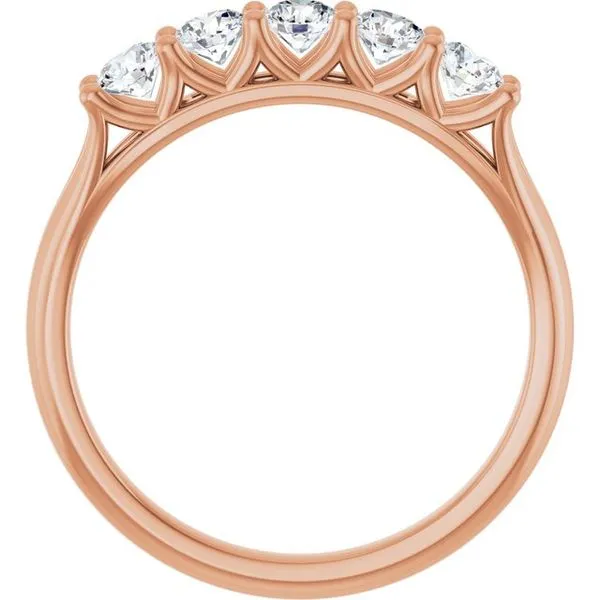 Five-Stone Anniversary Band Image 2 Grayson & Co. Jewelers Iron Mountain, MI