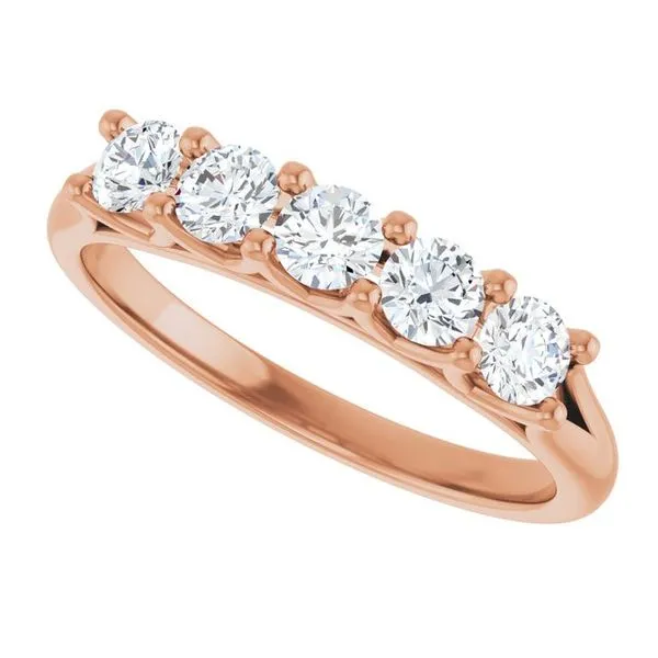 Five-Stone Anniversary Band Image 5 Grayson & Co. Jewelers Iron Mountain, MI