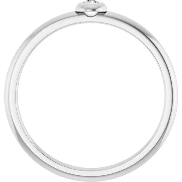 Stackable Bezel-Set Ring Image 2 Cherry Street Jewelers Tulsa, OK