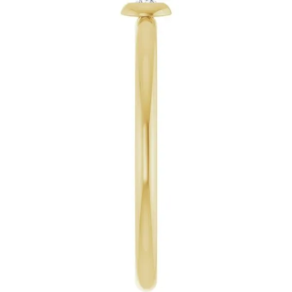 Stackable Bezel-Set Ring Image 4 Hopman Jewelers Elkhart, IN