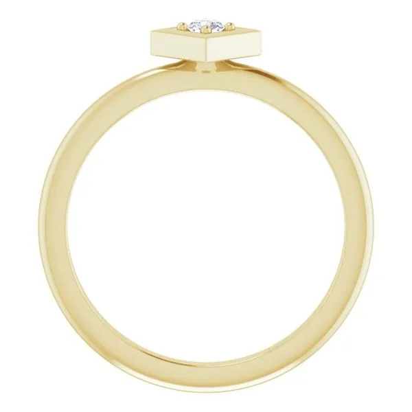 Stackable Geometric Ring Image 2 James & Williams Jewelers Berwyn, IL