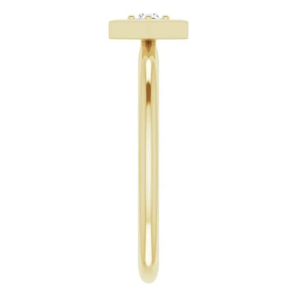 Stackable Geometric Ring Image 4 James & Williams Jewelers Berwyn, IL