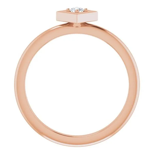 Stackable Geometric Ring Image 2 Milan's Jewelry Inc Sarasota, FL