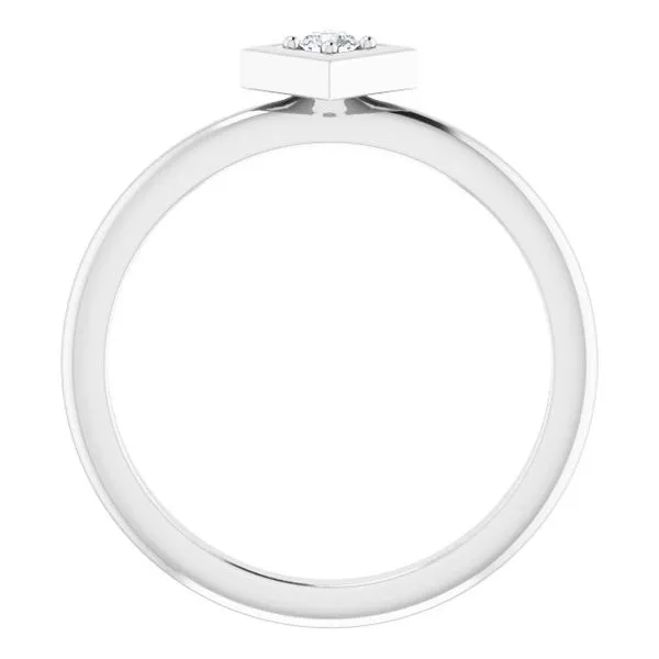 Stackable Geometric Ring Image 2 Milan's Jewelry Inc Sarasota, FL