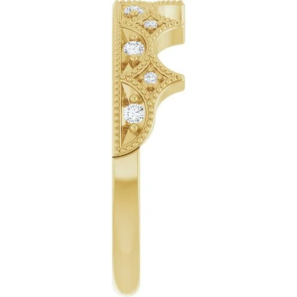 Accented Crown Ring Image 4 James & Williams Jewelers Berwyn, IL