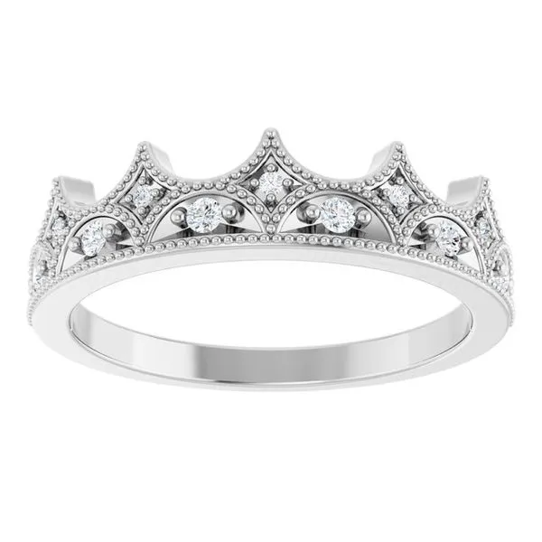 Accented Crown Ring Image 3 Arnold's Jewelry and Gifts Logansport, IN