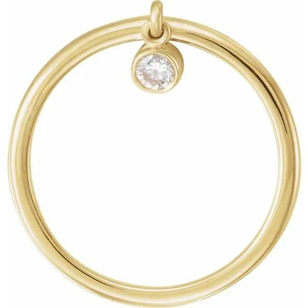 Solitaire Fringe Ring Image 2 D'Errico Jewelry Scarsdale, NY