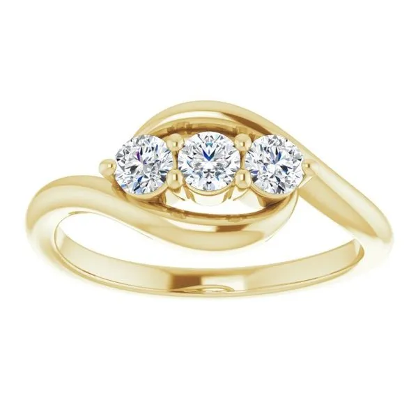 Three-Stone Ring Image 3 Milan's Jewelry Inc Sarasota, FL