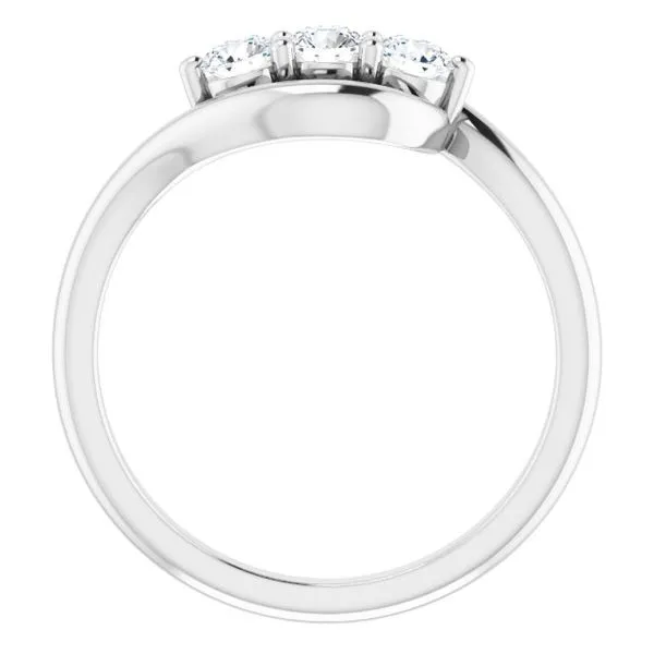 Three-Stone Ring Image 2 Hopman Jewelers Elkhart, IN