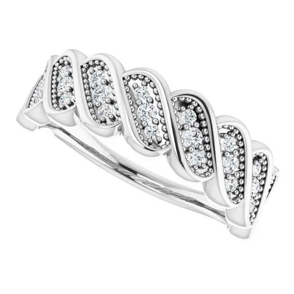 Accented Stackable Ring Image 5 Milan's Jewelry Inc Sarasota, FL