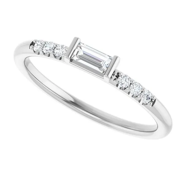 Stackable Accented Ring Image 5 Hopman Jewelers Elkhart, IN