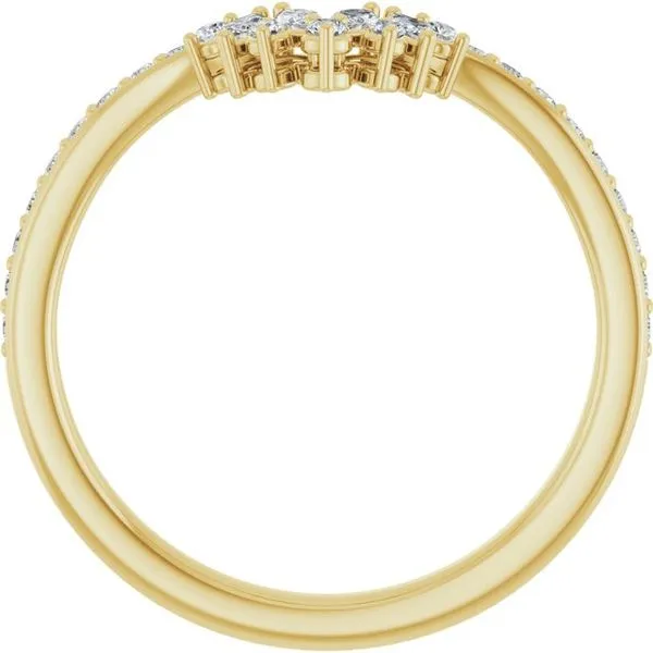 Accented Contour Band Image 2 Gold'N Creations Gretna, LA