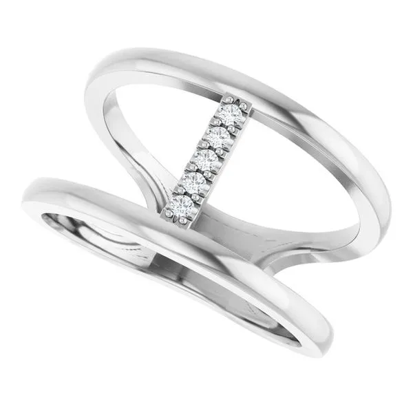 Negative Space Ring Image 5 Hopman Jewelers Elkhart, IN