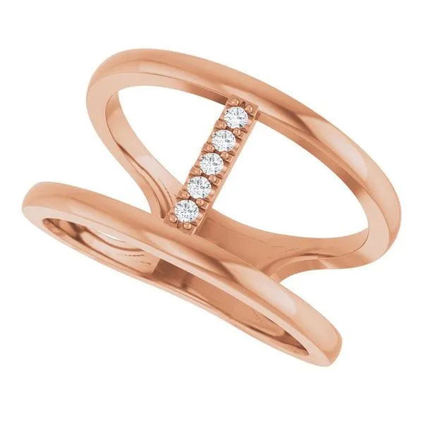 Negative Space Ring Image 5 James & Williams Jewelers Berwyn, IL