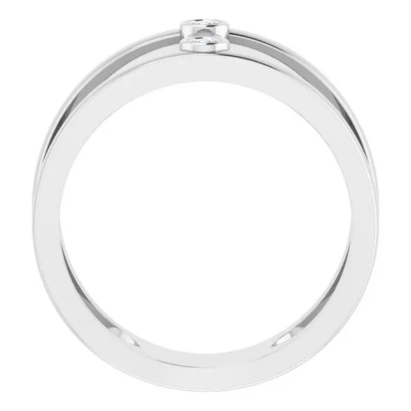 Two-Stone Negative Space Ring Image 2 Hopman Jewelers Elkhart, IN