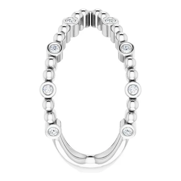 Beaded Negative Space Ring Image 4 Hart's Jewelers Grants Pass, OR