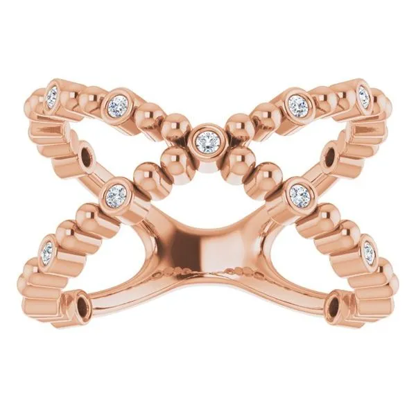 Beaded Negative Space Ring Image 3 Rasmussen Jewelers Spanish Fork, UT