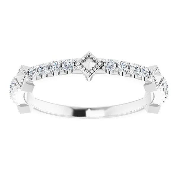 Accented Stackable Ring Image 3 Hopman Jewelers Elkhart, IN