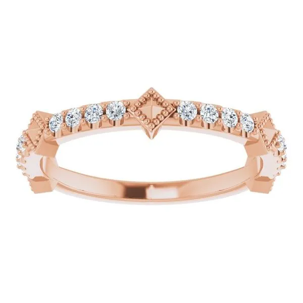 Accented Stackable Ring Image 3 Milan's Jewelry Inc Sarasota, FL